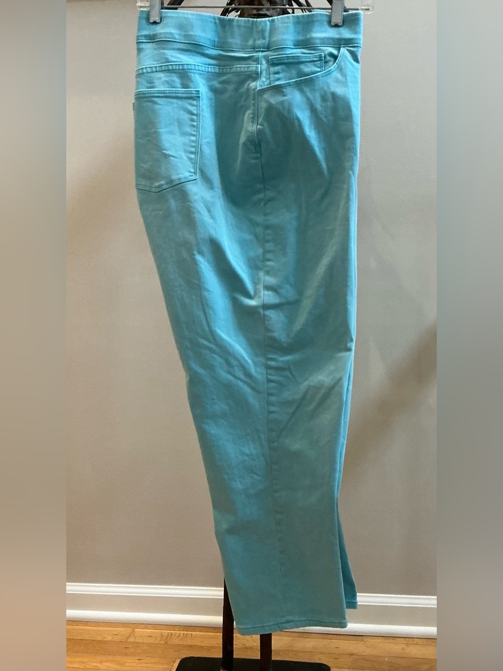 Soft Surroundings Teal Cropped Jeans